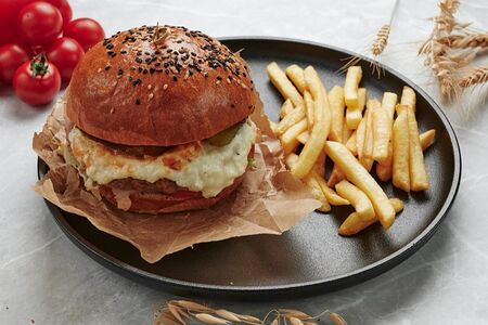 Бургер с индейкой 