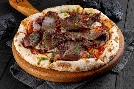 Пицца с брискетом