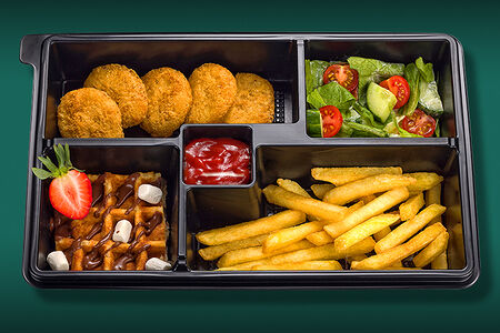 Бенто с наггетсами