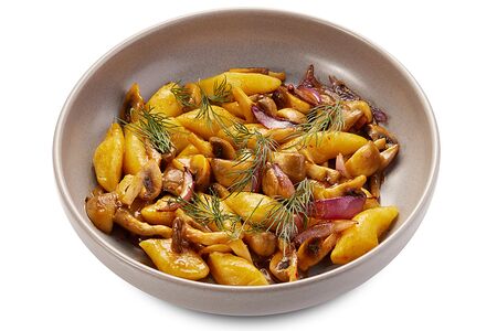 Картофельные ньокки с грибами