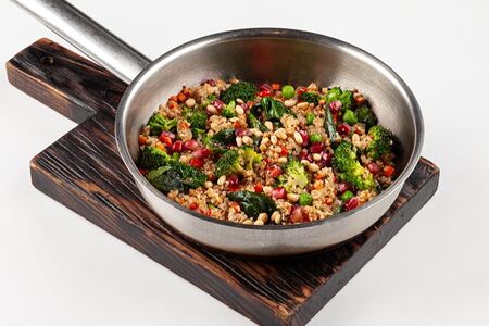 Полба с овощами