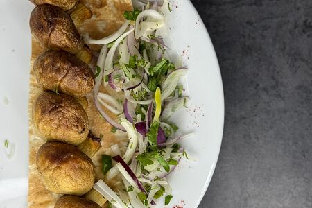 Шампиньоны на углях