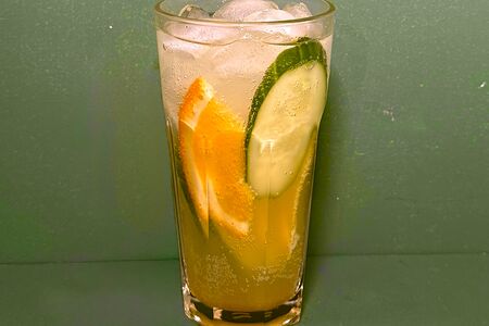 Лимонад Апельсин-огурец