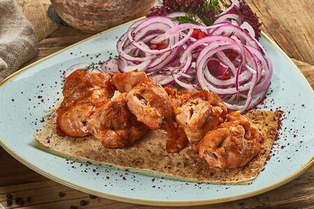 Шашлык из куриных бёдер 