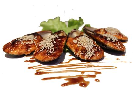 Запеченные мидии 