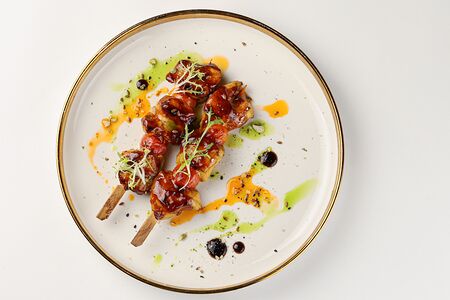 Шашлычки куриные в соусе терияки 