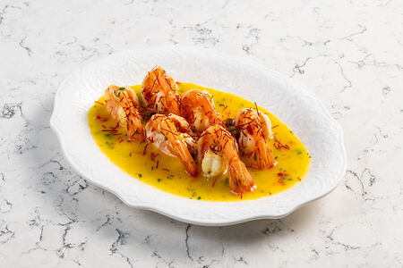 Креветки в апельсиновом соусе