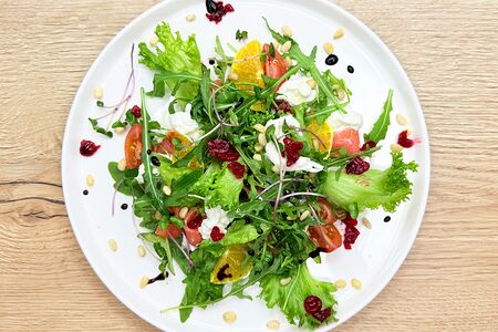 С лососем и апельсином