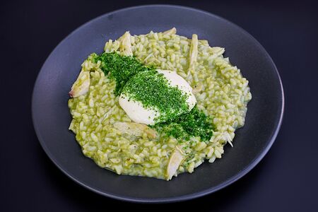 Ризотто с копченым цыпленком 