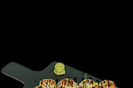 Запечёный ролл спайси краб