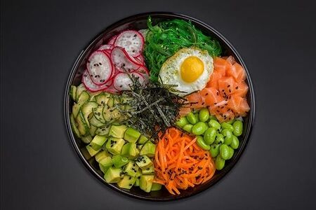 Поке с лососем