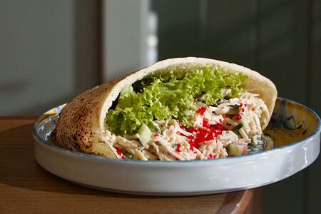 Пита с крабом 