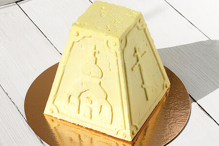 Пасха творожная лимонная с маком 