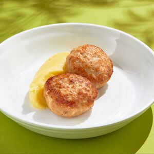 Куриные котлеты с пюре