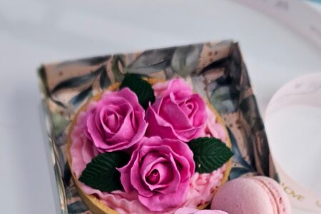 Тарт Фисташка-малина