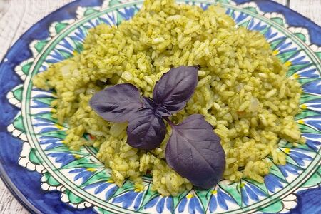 Рис зеленый