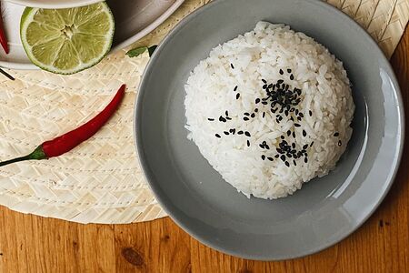 Рис на пару