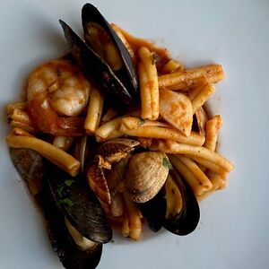 С морепродуктами