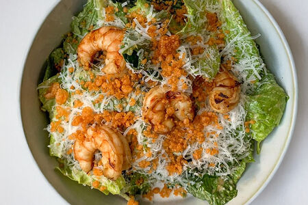 Нецезарь с тигровыми креветками