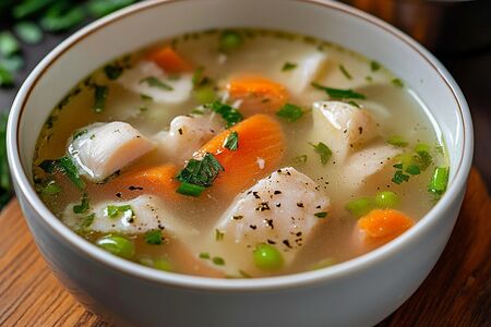 Суп рыбный из семги