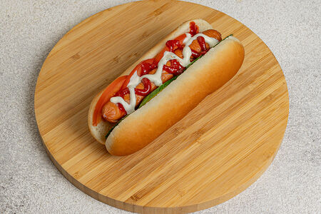 Хот-дог с овощами