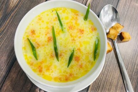 Суп сырный с грибами