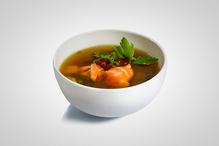 Мисо-суп с лососем