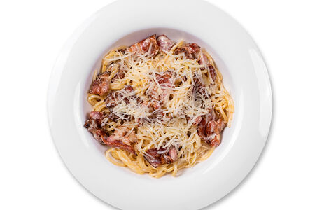 Паста с беконом