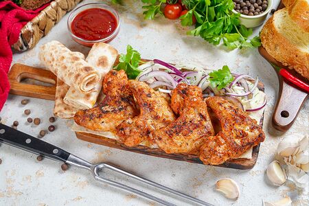 Шашлык из куриных крылышек