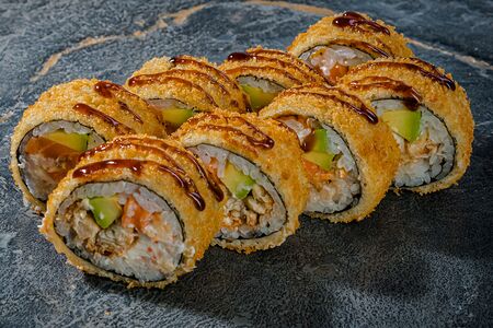 Темпура Угорь-лосось