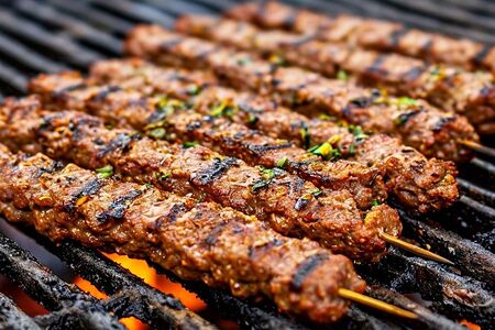 Люля-кебаб на мангале