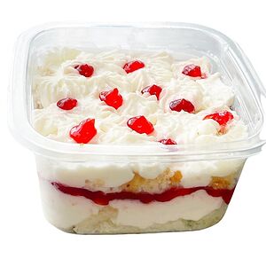 Десерт Сметанный с клубничной начинкой
