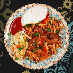 Лагман жареный