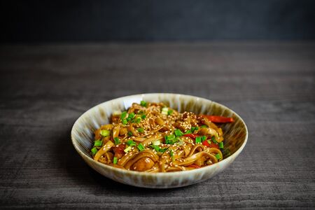 Лапша Wok с овощами