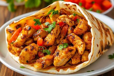  Большая шаверма Пол-кило со свининой