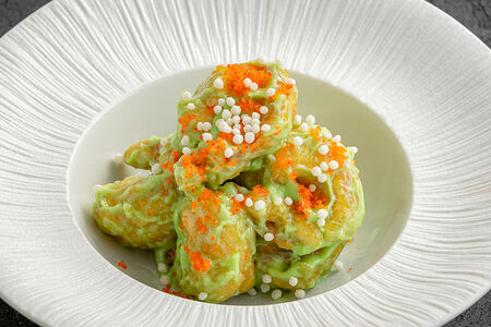 Креветки в соусе васаби