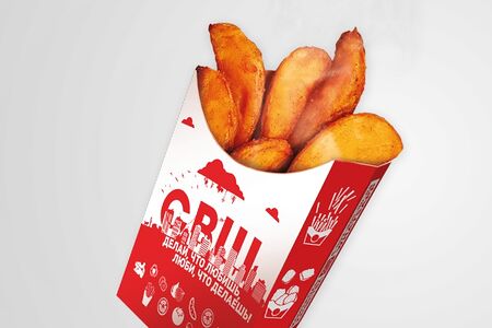 Картофель по-деревенски большой