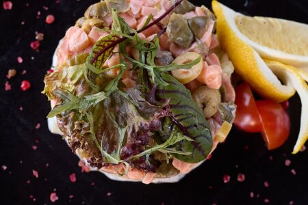 Тартар из лосося