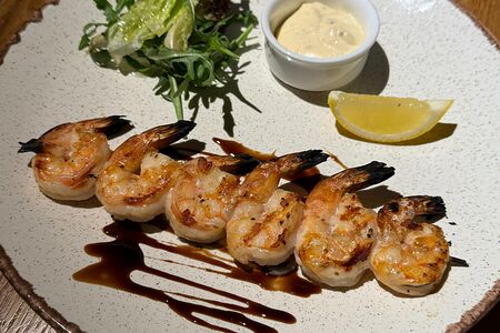Шашлычок из креветок