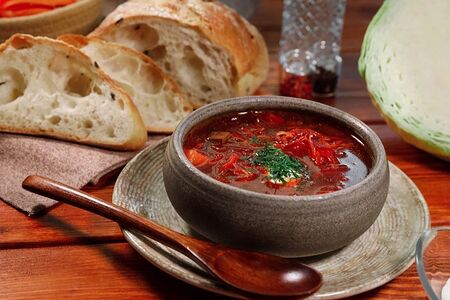 Борщ с телятиной