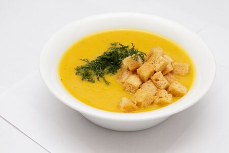 Крем-суп из кабачков и куриного филе