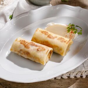 Блины с творогом