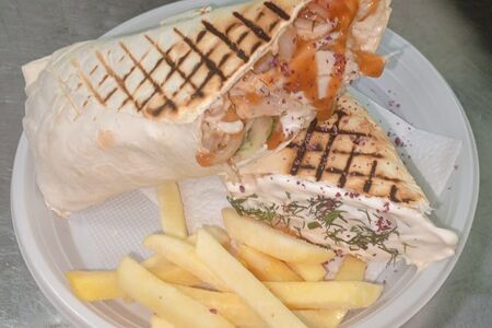 Шаурма с картофелем фри