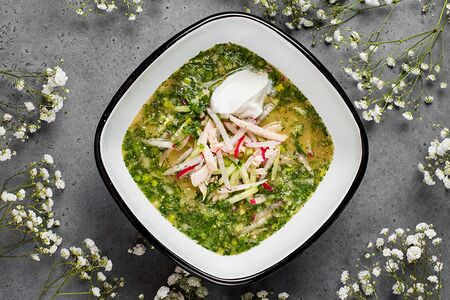 Окрошка на квасе