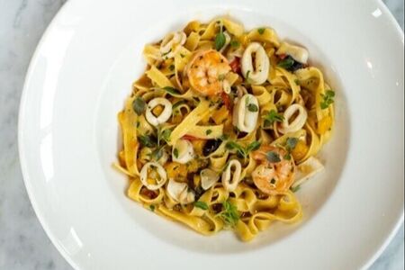 Тальятелле с морепродуктами