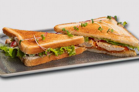 Сэндвич с курицей и сыром