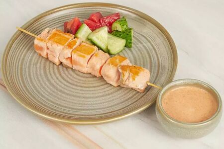 Шашлычок из лосося