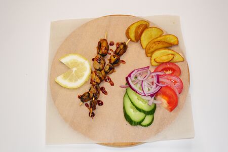 Шашлычки из мидий