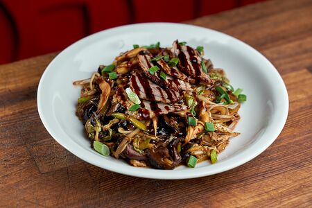 Стеклянная лапша с уткой