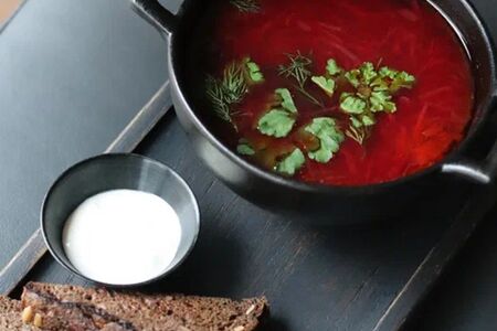 Борщ с говядиной